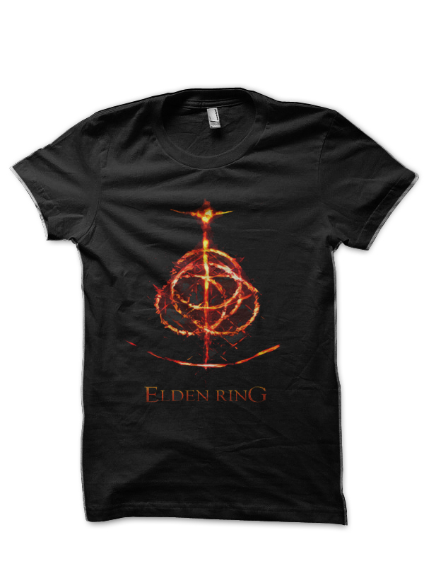 Elden Ring Game Black T-Shirt - Swag Shirts